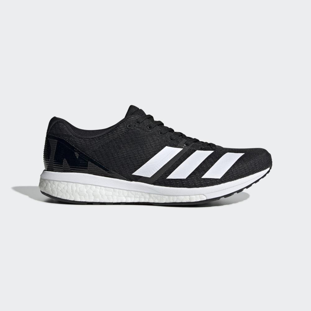 Adidas Men's Adizero Boston 8 Running Shoes Black/White/Grey Ireland G28861